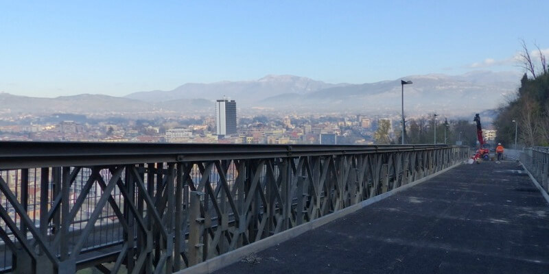Progettazione esecutiva di un ponte carrabile per viabilità provvisoria su viadotto E. Biondi - Frosinone