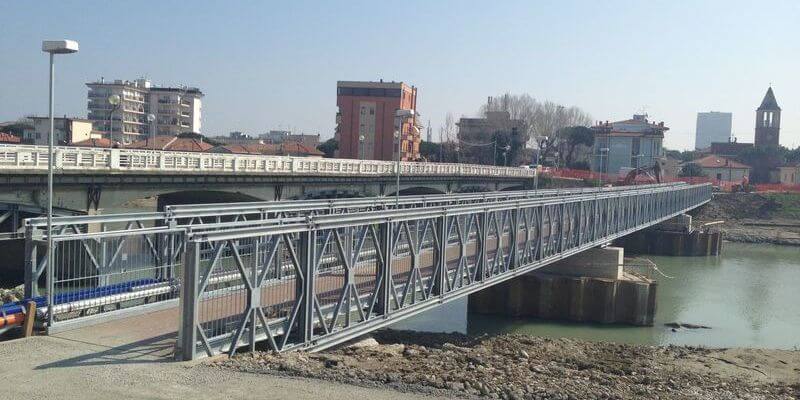 Ponte pedonale sul deviatore Marecchia - Comune di Rimini